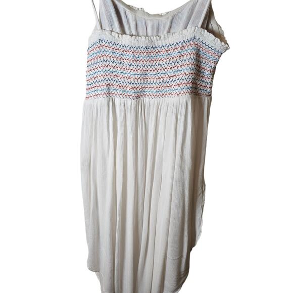 Free People Top Womens Medium Dress Babydoll Boho Chic Coastal Cottage Floral - Picture 4 of 14